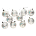 Disney - Kinder kerstballen frozen ii zilver 10x6cm