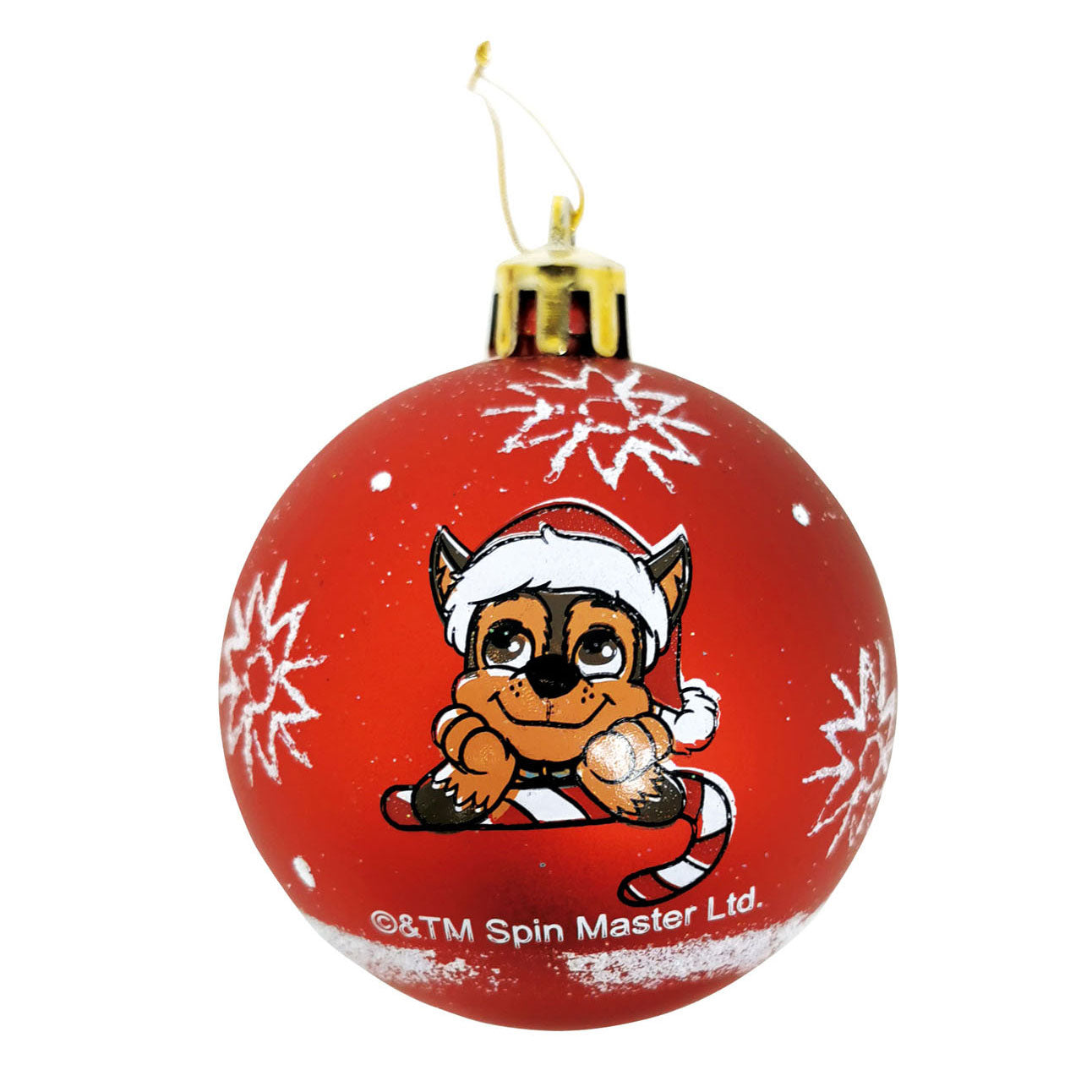 Paw Patrol - Paw Patrol Kinder kerstballen rood 6 stuks