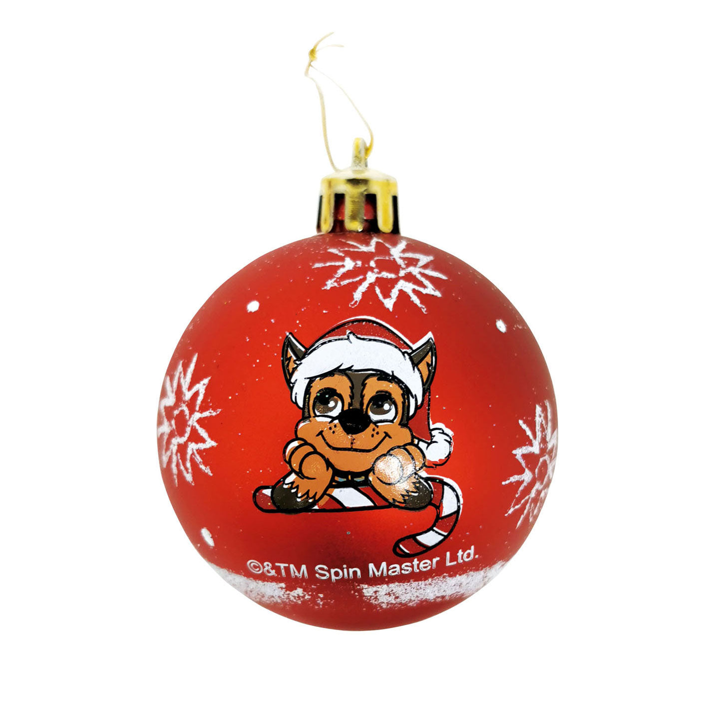 Paw Patrol - Paw Patrol Kinder kerstballen rood 10 stuks