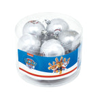 Paw Patrol - Paw Patrol Kinder kerstballen zilver 10 stuks