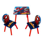 - Set Houten Tafel met Twee Stoelen Spiderman