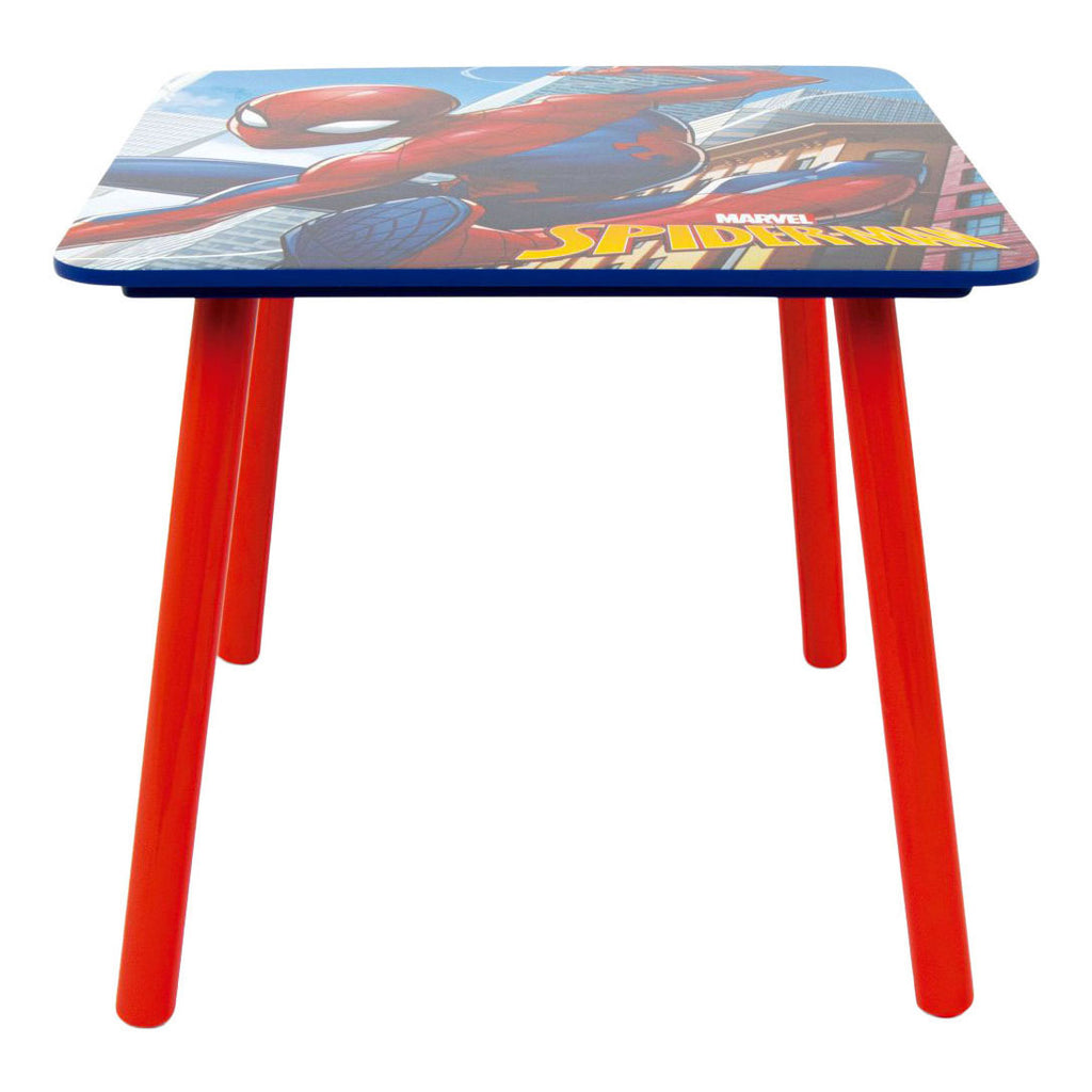 - Set Houten Tafel met Twee Stoelen Spiderman