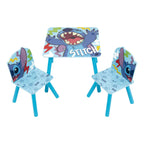 - Set Houten Tafel met Twee Stoelen Stitch