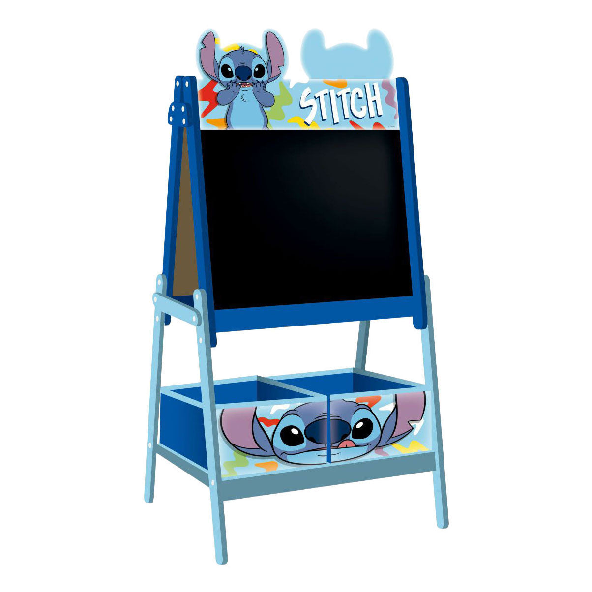 - Houten Dubbelzijdig Schoolbord Stitch