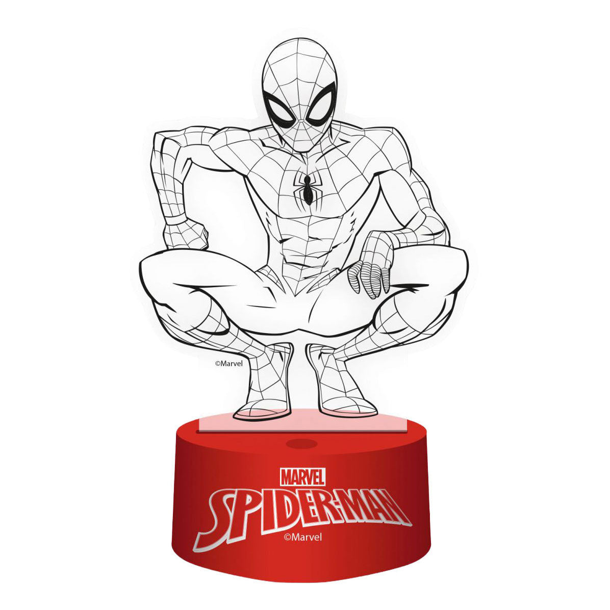 - 3D Lamp met Afstandbediening Spiderman