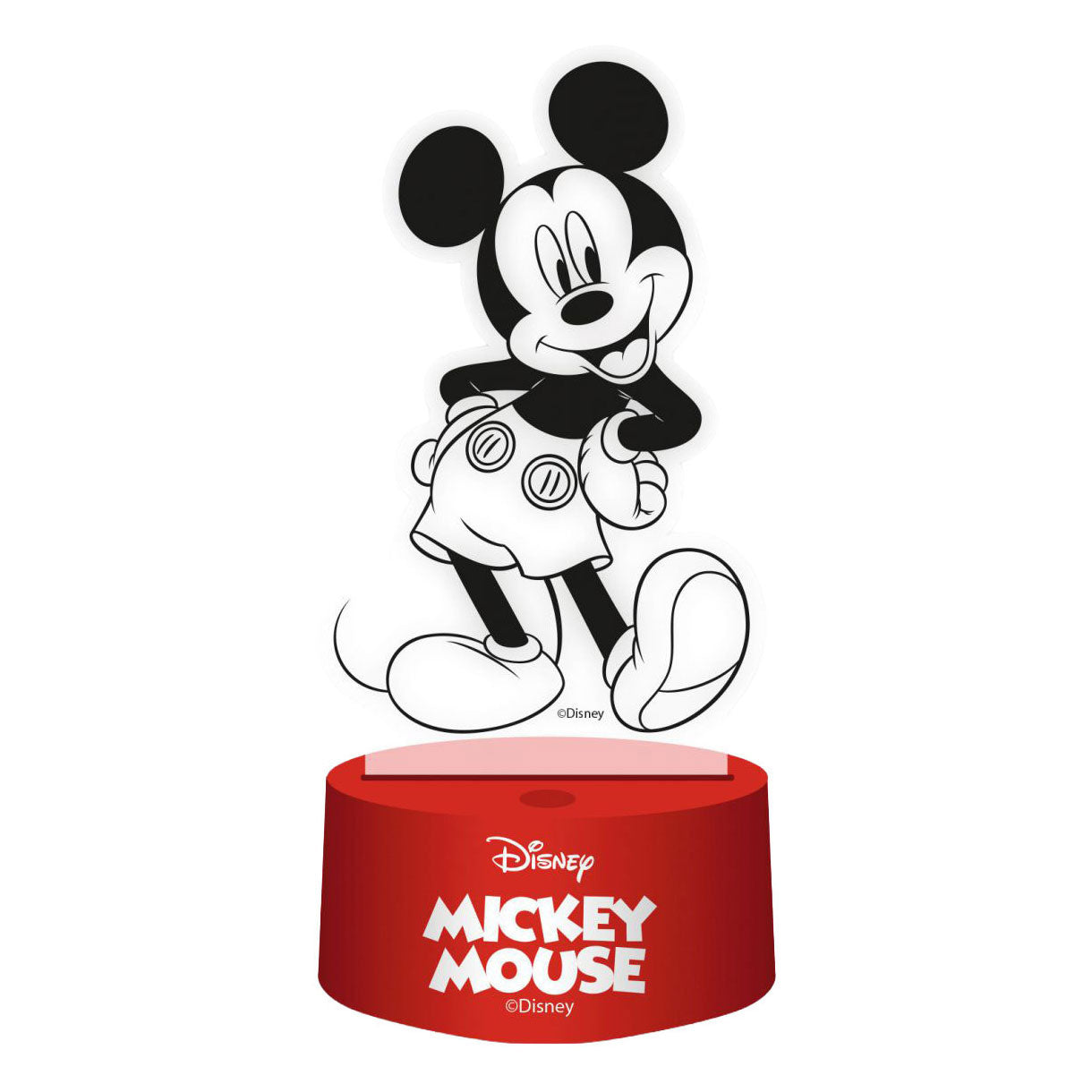 Mickey Mouse - Mickey Mouse 3d lamp met afstandbediening