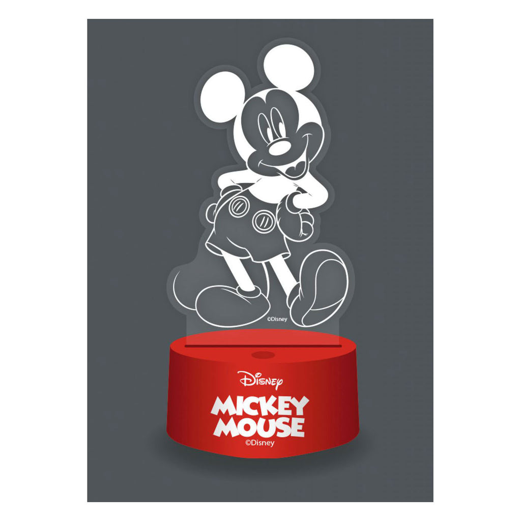 Mickey Mouse - Mickey Mouse 3d lamp met afstandbediening