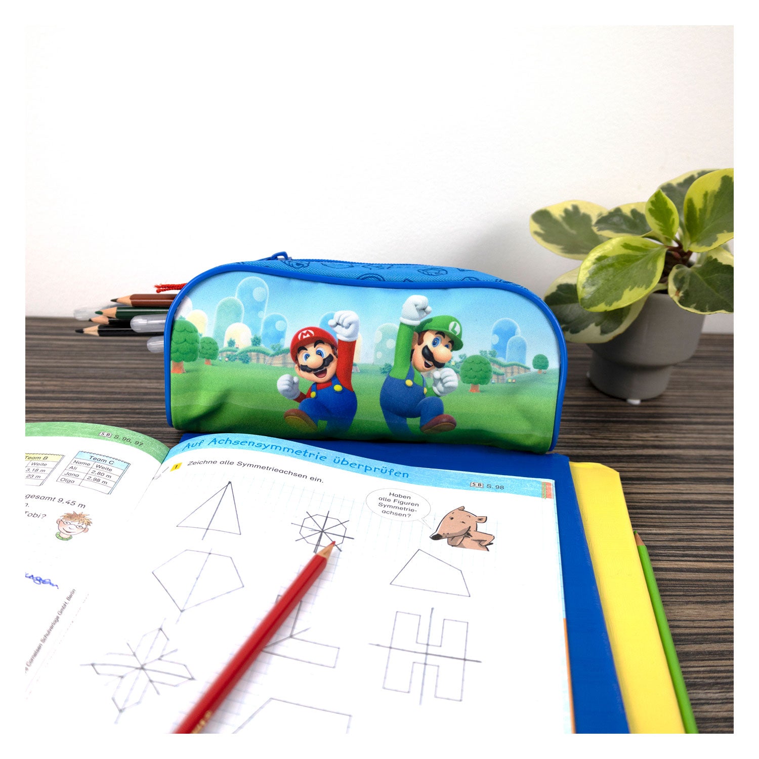 Kids Licensing - Kids Licensing Super mario etui voor kinderen - super mario schoolspullen