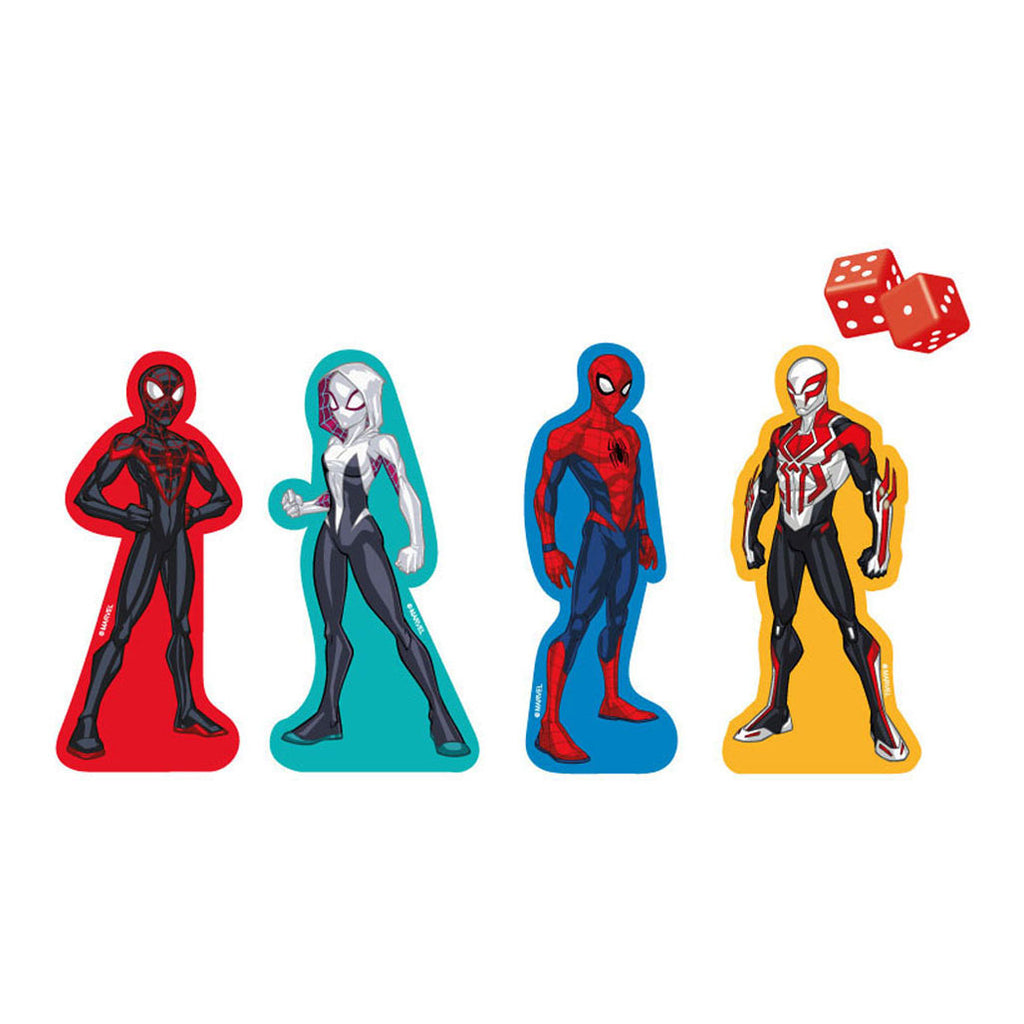 Slangen ladderspel spiderman