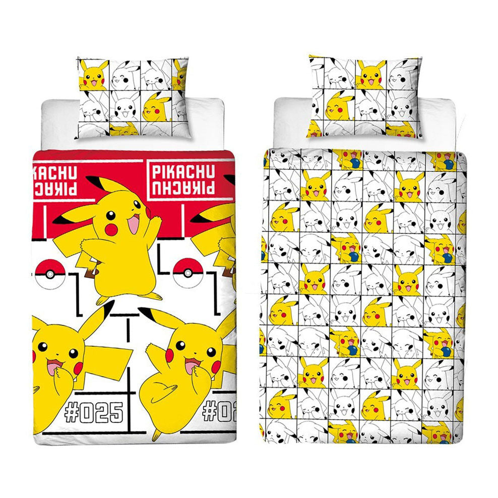 Pokémon - Pokémon Pokemon pikachu icon dekbedovertrek 140x200cm