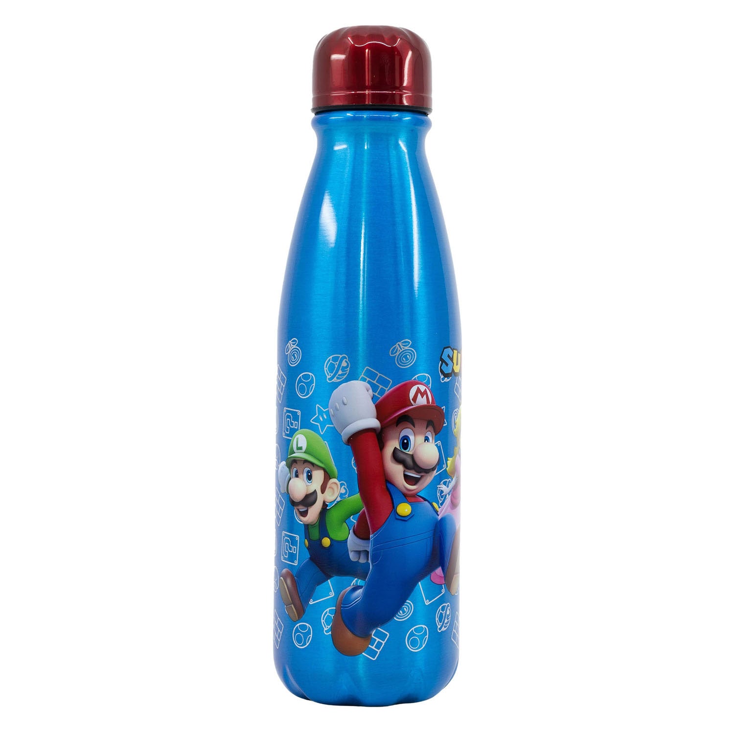 Super Mario - Super Mario Drinkfles aluminium 600ml