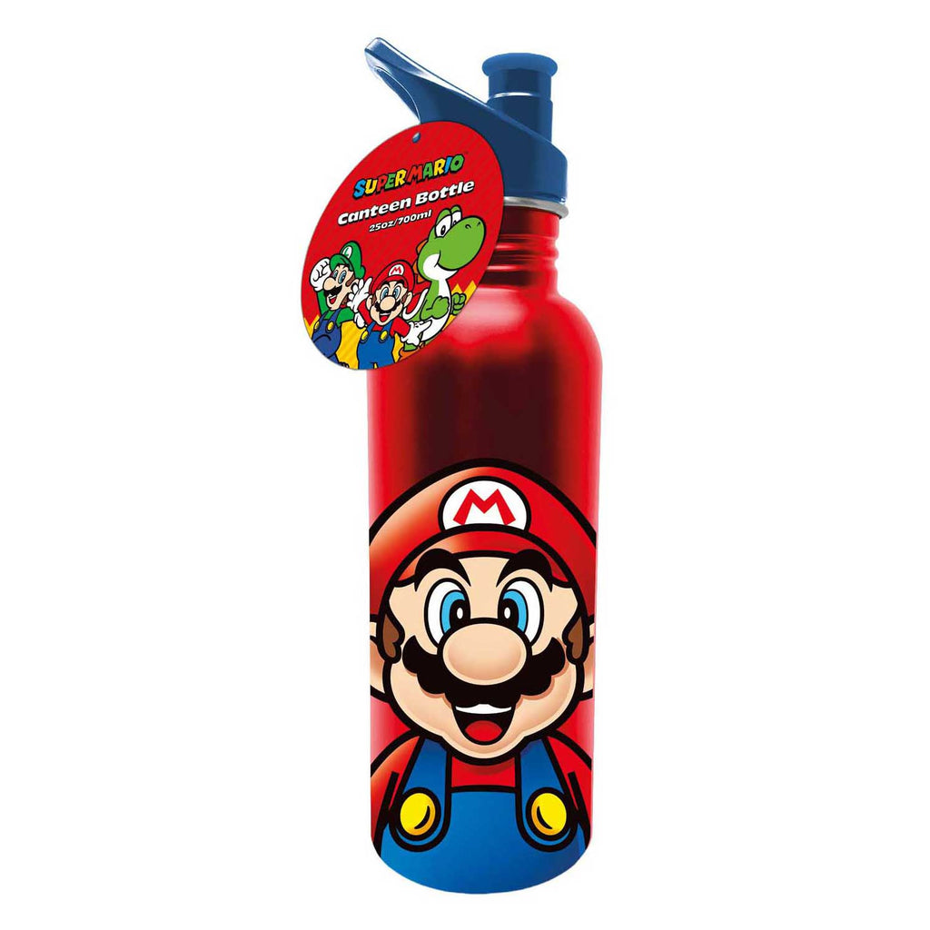 Super Mario - Super Mario metalen drinkfles 700ml