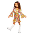 Kinderkostuum regenboog hippie - 6-8 jaar