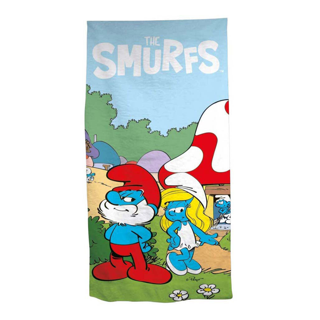 - Smurfen Strandlaken - 70x140 cm