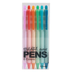 Itotal uitwisbare balpennen, 6 kleuren