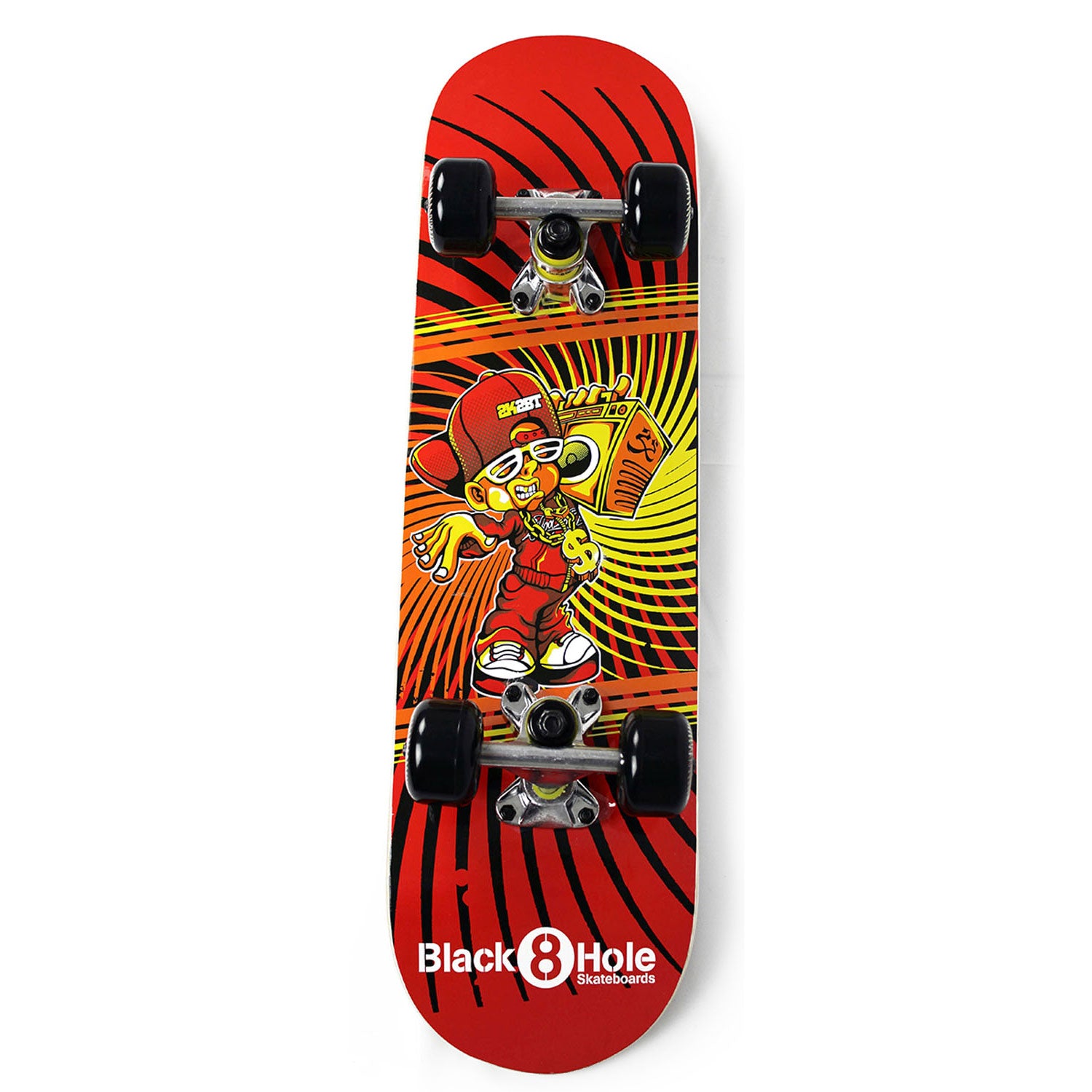 - Skateboard Black8Hole Boombox