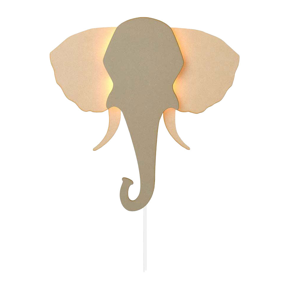 Van Tjalle En Jasper - Van Tjalle En Jasper - olifant wandlamp - hout