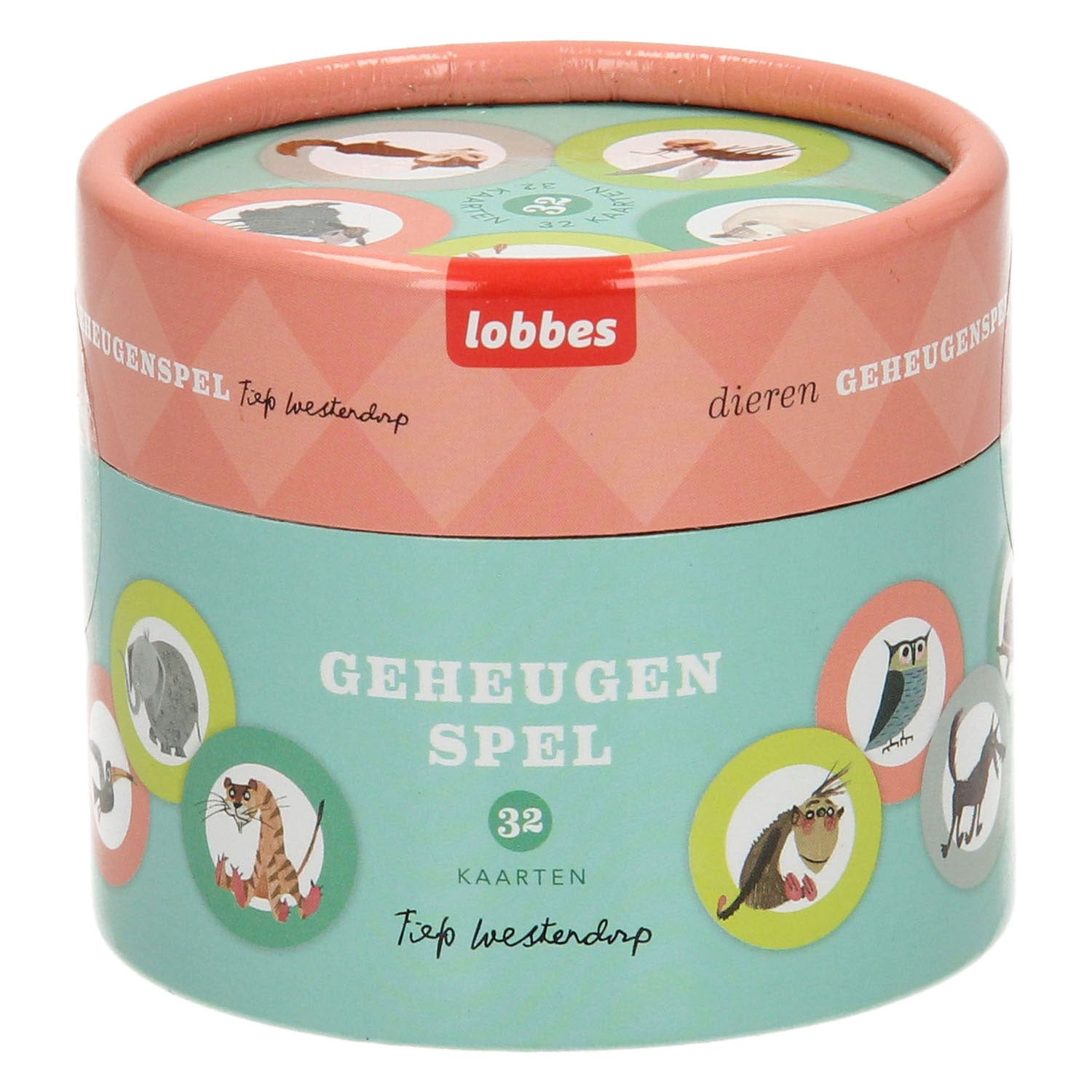 Lobbes - Lobbes Memospel dieren van fiep 32dlg.