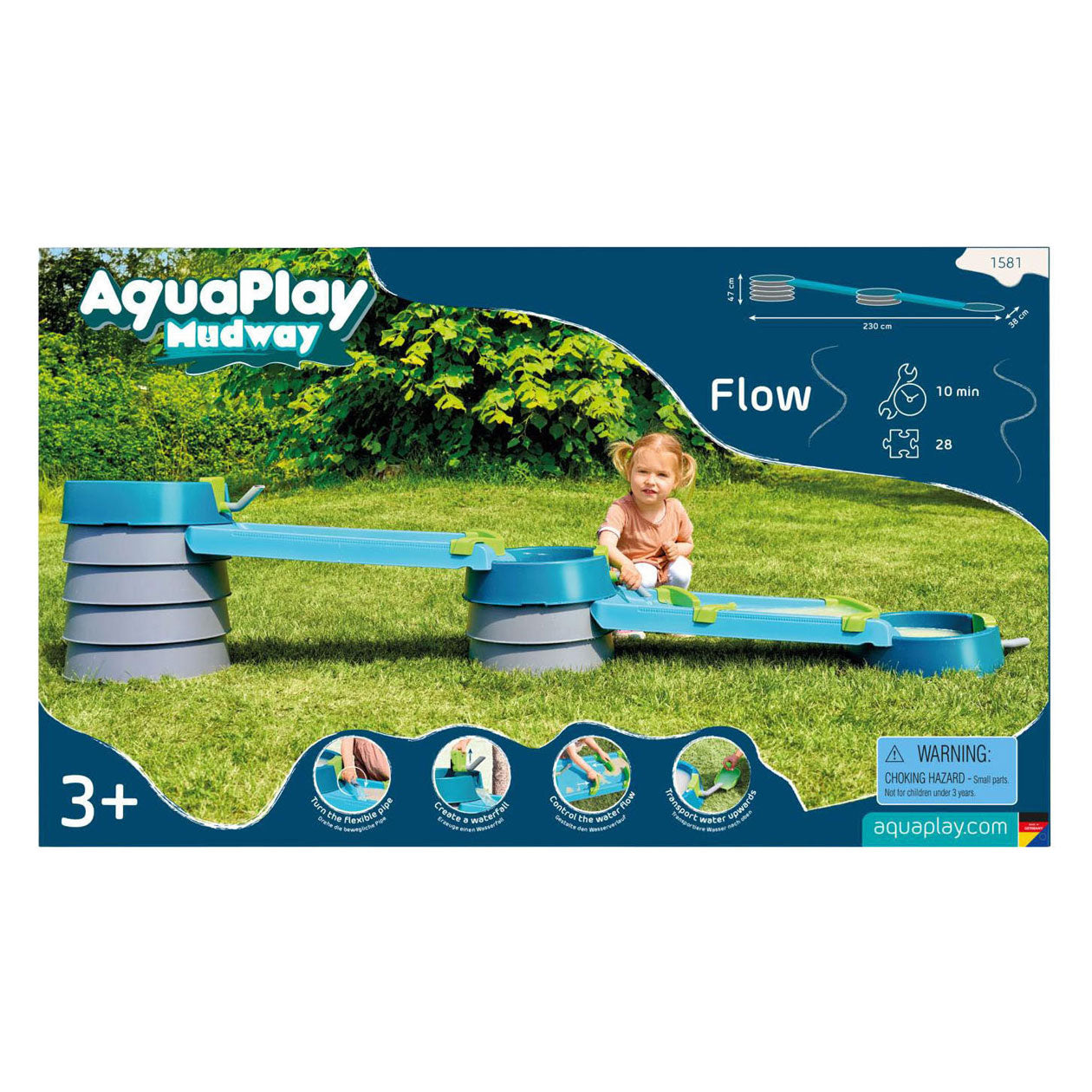 Aquaplay - Aquaplay - waterbaan - mudway flow - modderbaan
