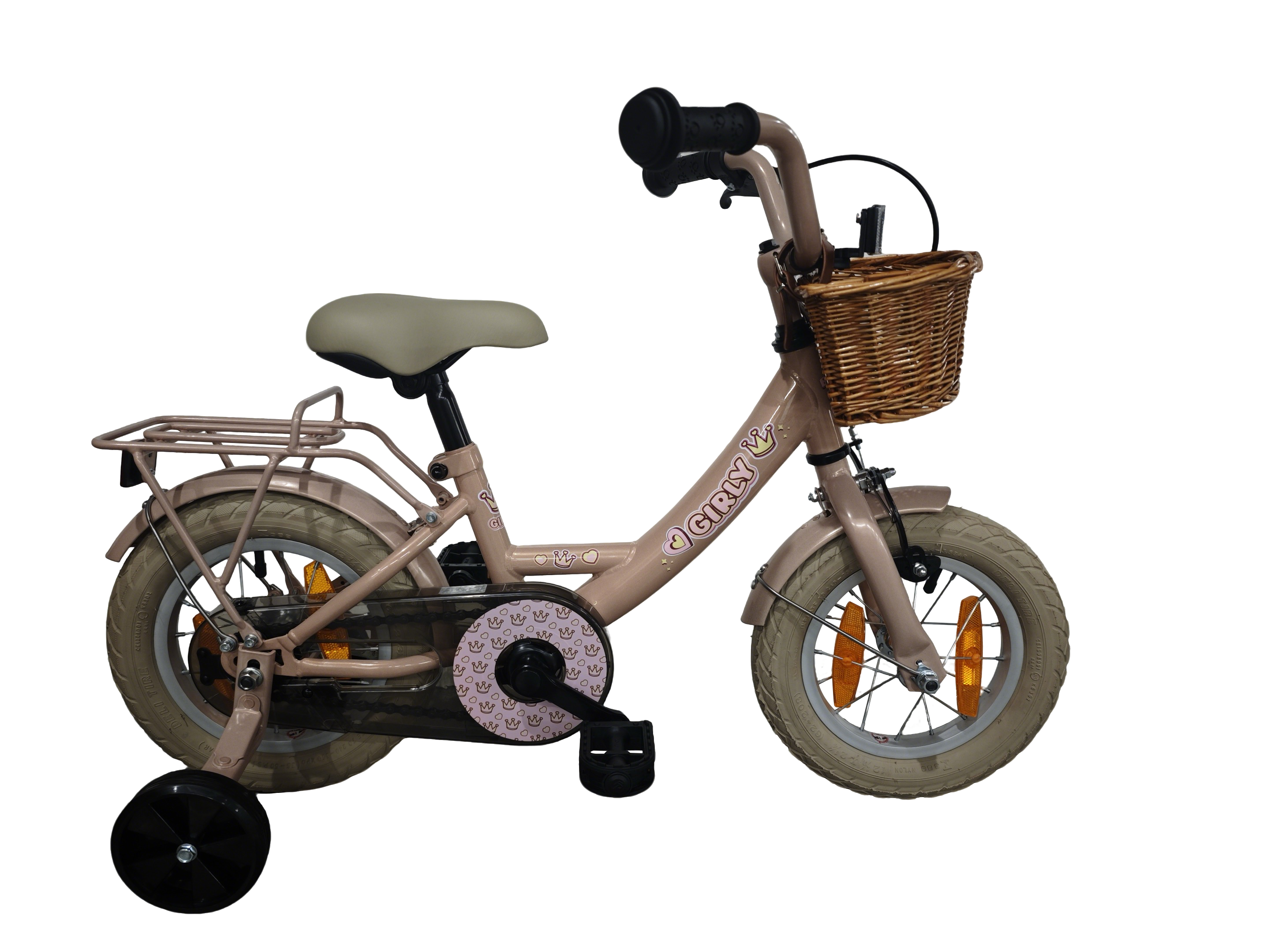 Hulzebos Cycle Parts B.V. - Hulzebos Cycle Parts B.V. Fiets bike fun kids 12 inch girly | remnaaf | roze