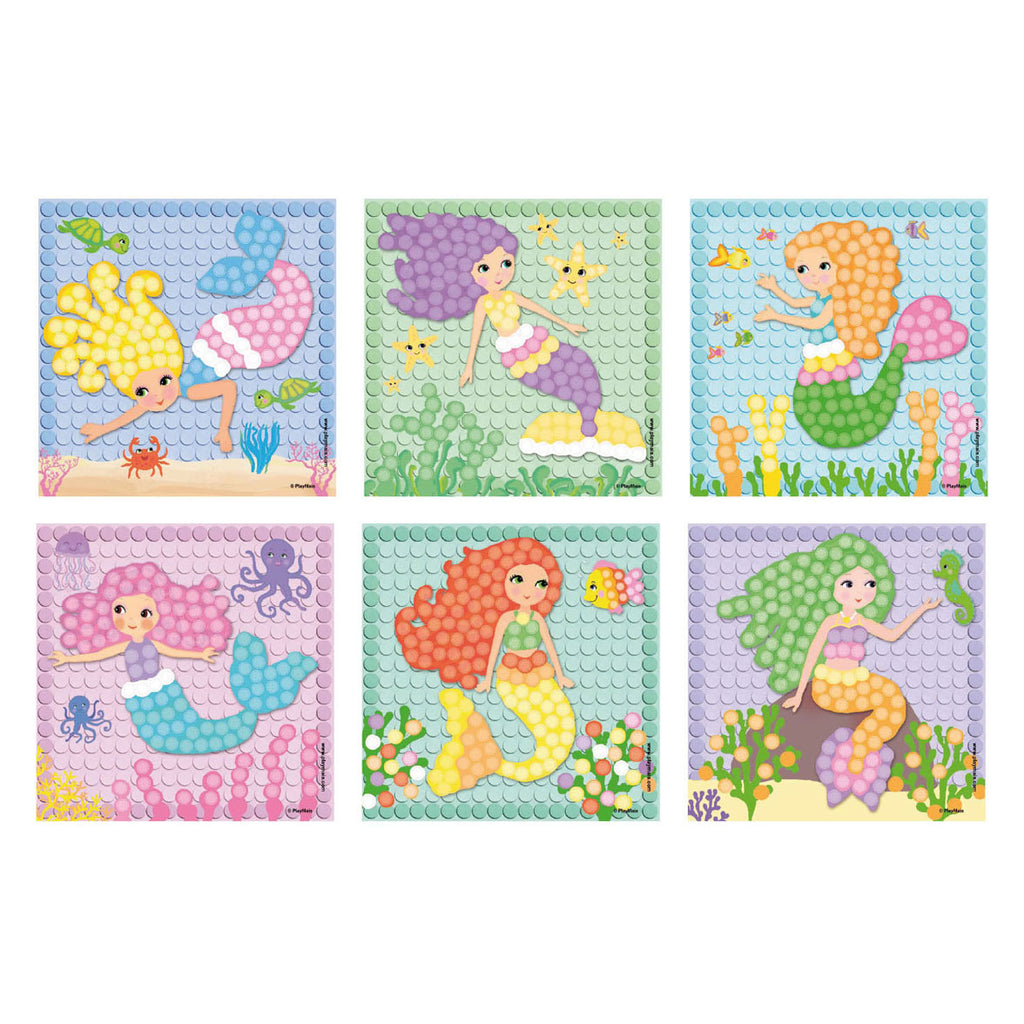 Playmais - mais mosaic zeemeermin