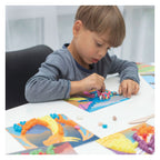 Playmais mosaic kaarten versieren fantasy dragon