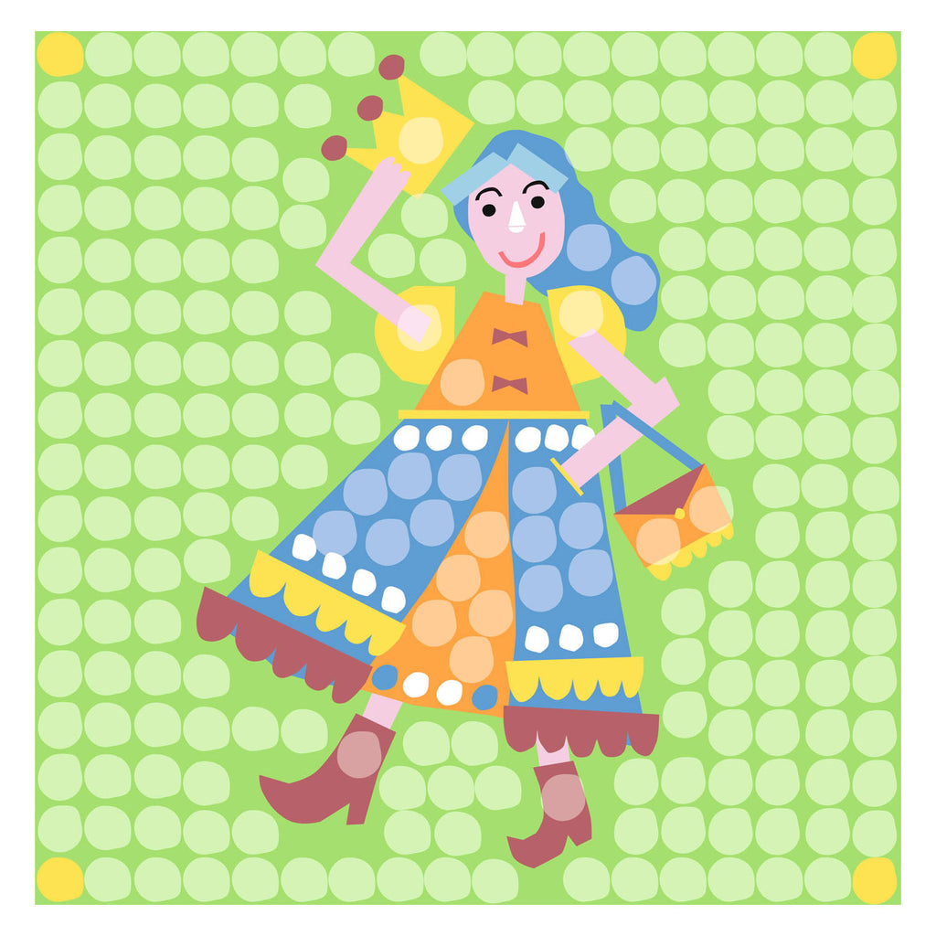 Playmais - mais mosaic kaarten versieren prinses