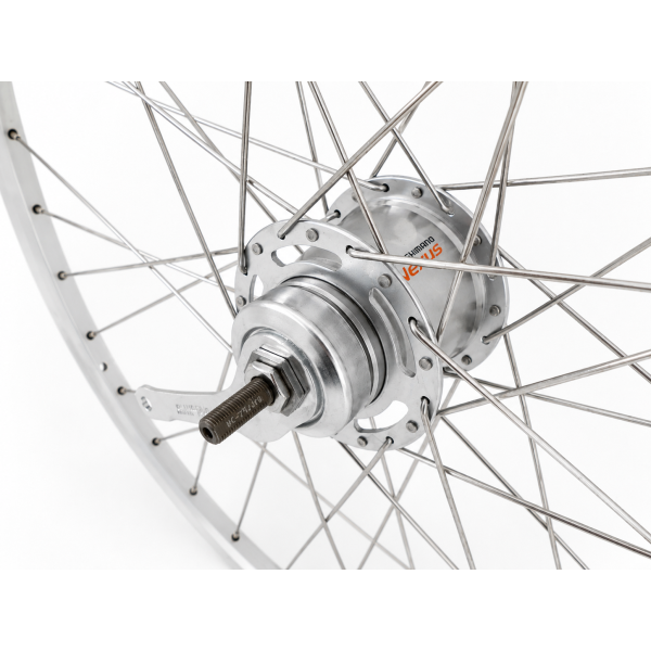 Shimano - Achterwiel 28 inch zac2000 - nexus 7-remnaaf - zilver/geslepen