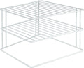 Metaltex silos space bordenrek 2 etages 25x25x19 cm wit