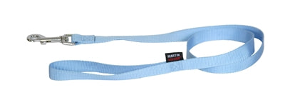 Martin - hondenriem basic nylon blauw
