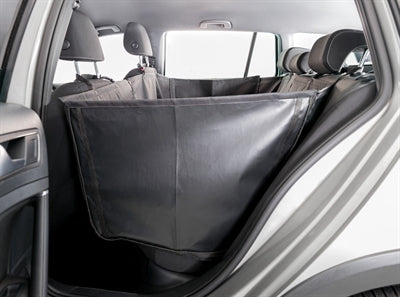 Trixie - hondendeken - auto achterbank - met deurbescherming - zwart - 150x135 cm