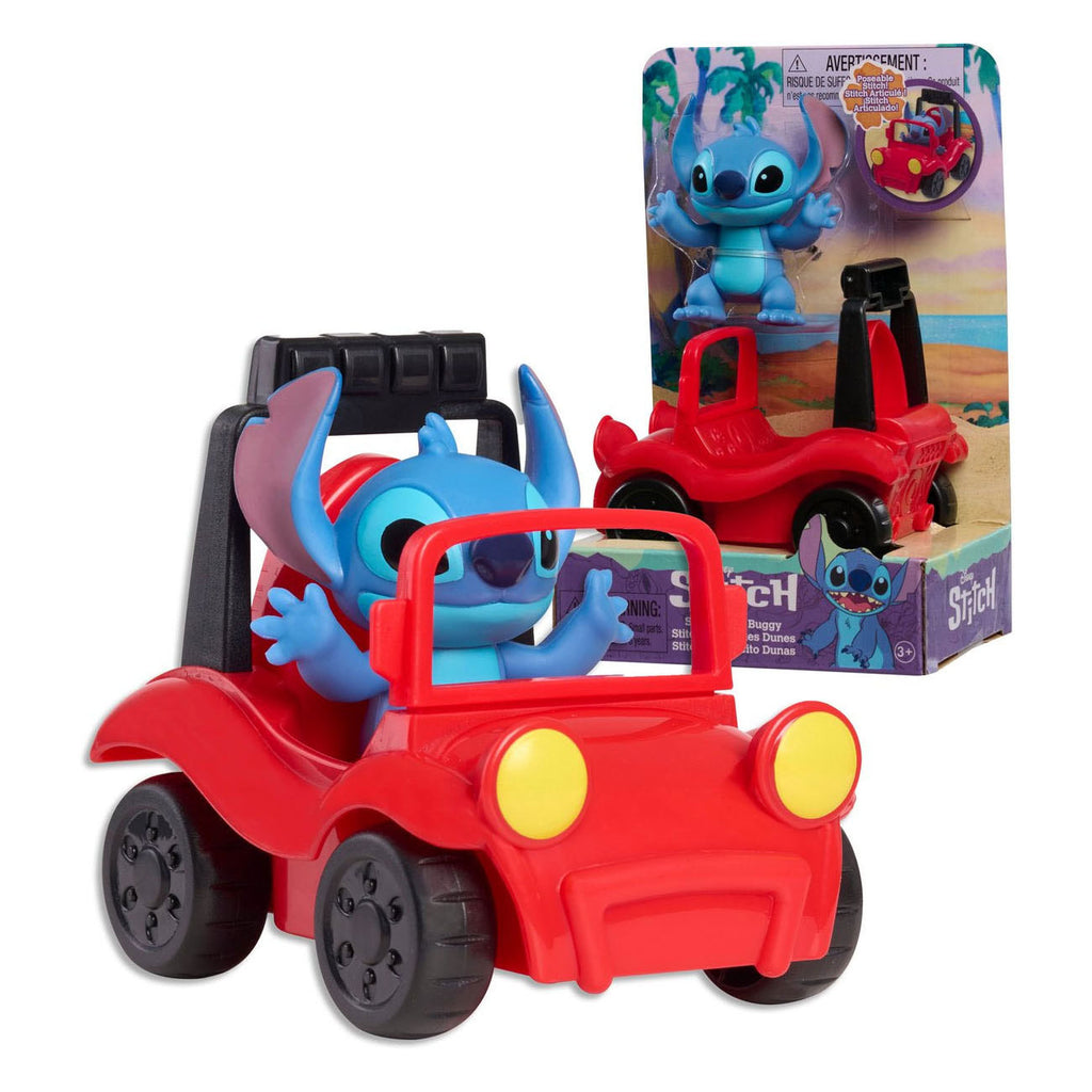 Just Play - Just Stitch met strandbuggy speelgoedauto