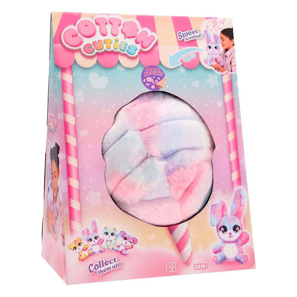 Imc Toys - Imc Toys Cotton cuties bunny - geurende suikerspin knuffel - 30cm