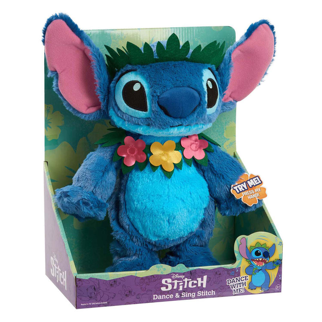 Just Play - Just stitch - dans & zing met stitch - interactieve pluchen knuffel