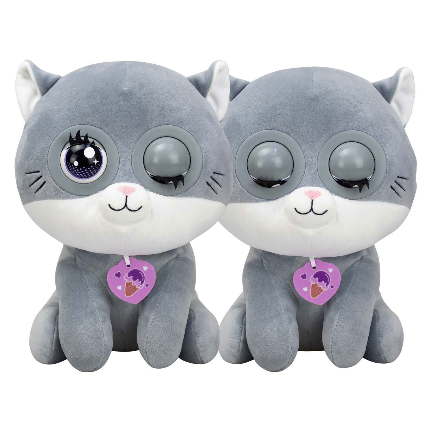 Silverlit - Silverlit winksies blauwe kat interactieve knuffel