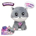 Silverlit - Silverlit Winksies blueberry kitten - interactieve knuffel in een ijsbeker