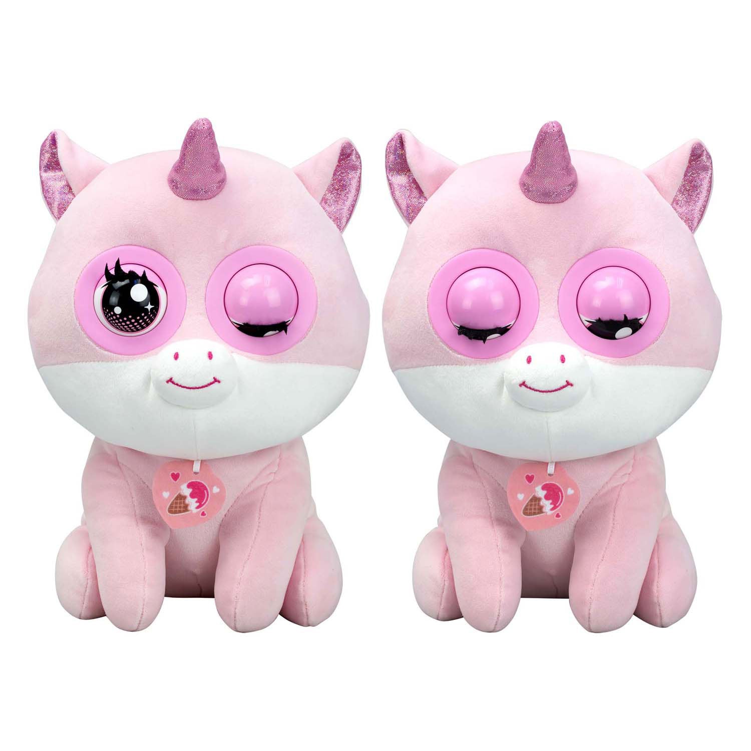 Silverlit winksies aardbei eenhoorn interactieve knuffel