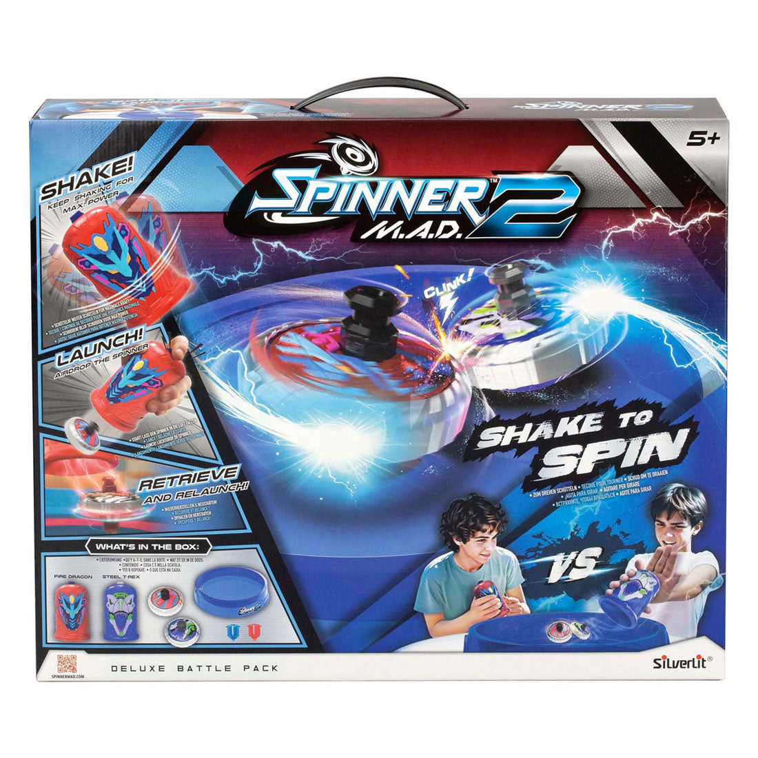 Silverlit - Silverlit spinner mad 2 deluxe battle pack
