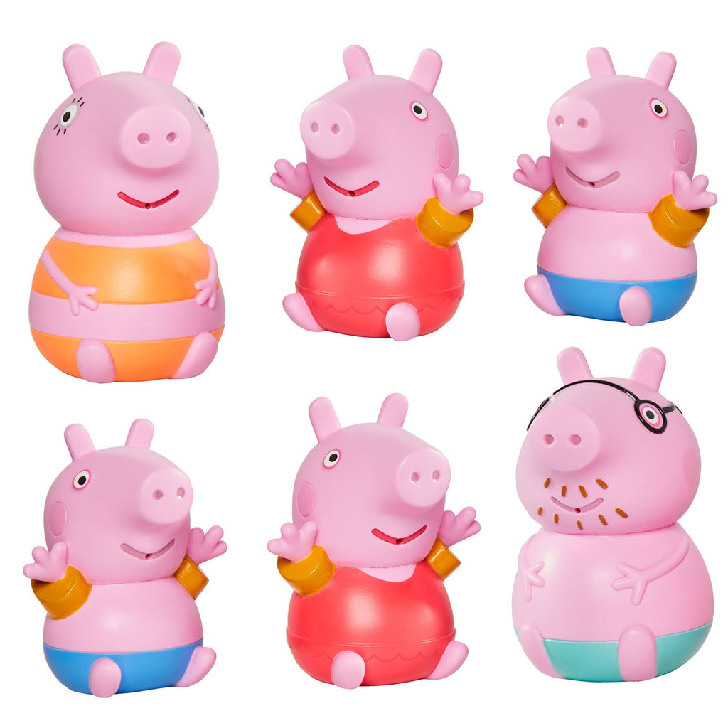 Tomy - Tomy peppa pig figuren waterspuiters 3st.