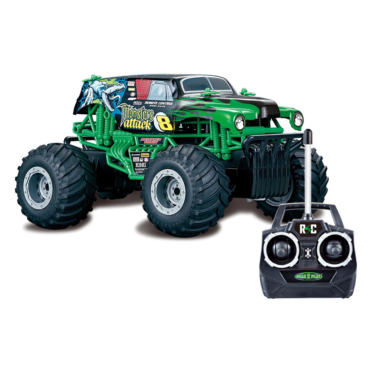 Gear2Play - Gear2 Rc monster truckies megaforce 1:16 bestuurbare auto
