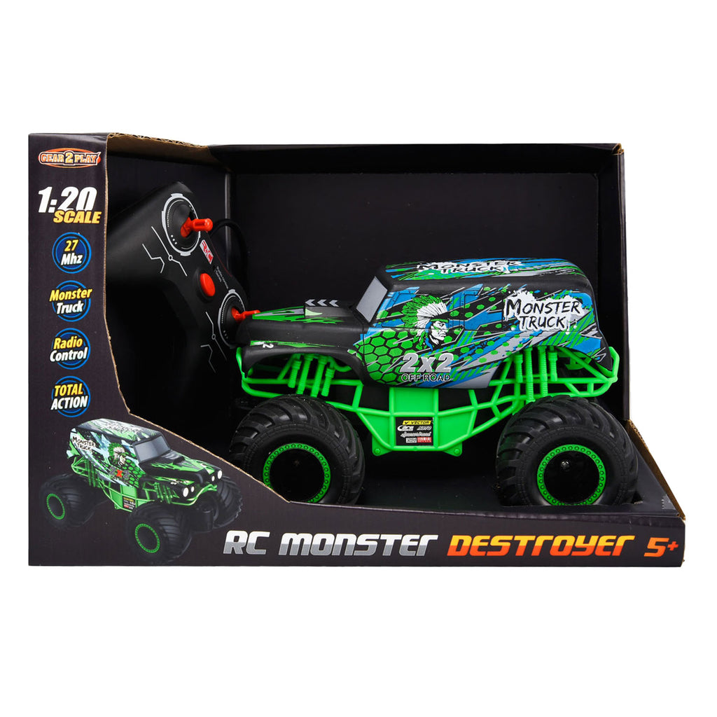 Gear2Play - Gear2 rc monster destroyer bestuurbare auto