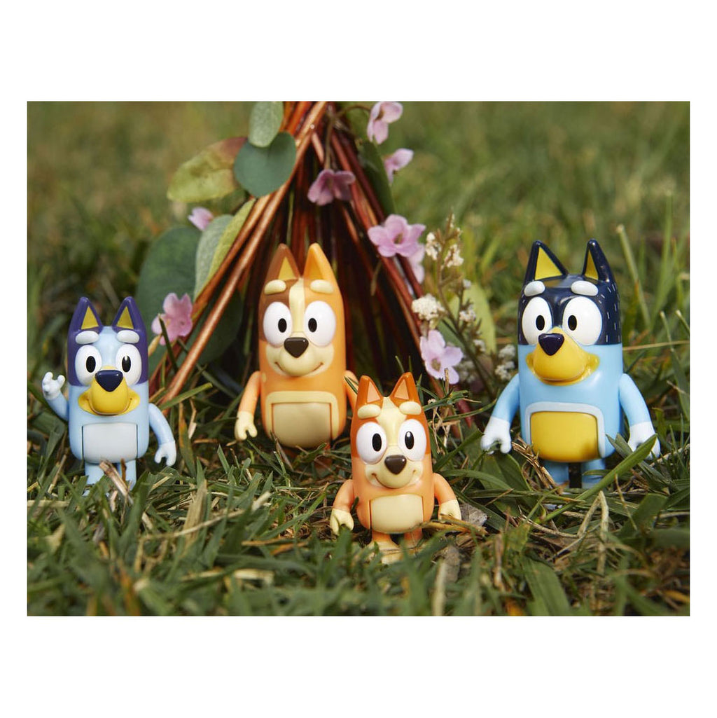 Moose Toys - Moose Toys Bluey familie speelfiguren 4 stuks