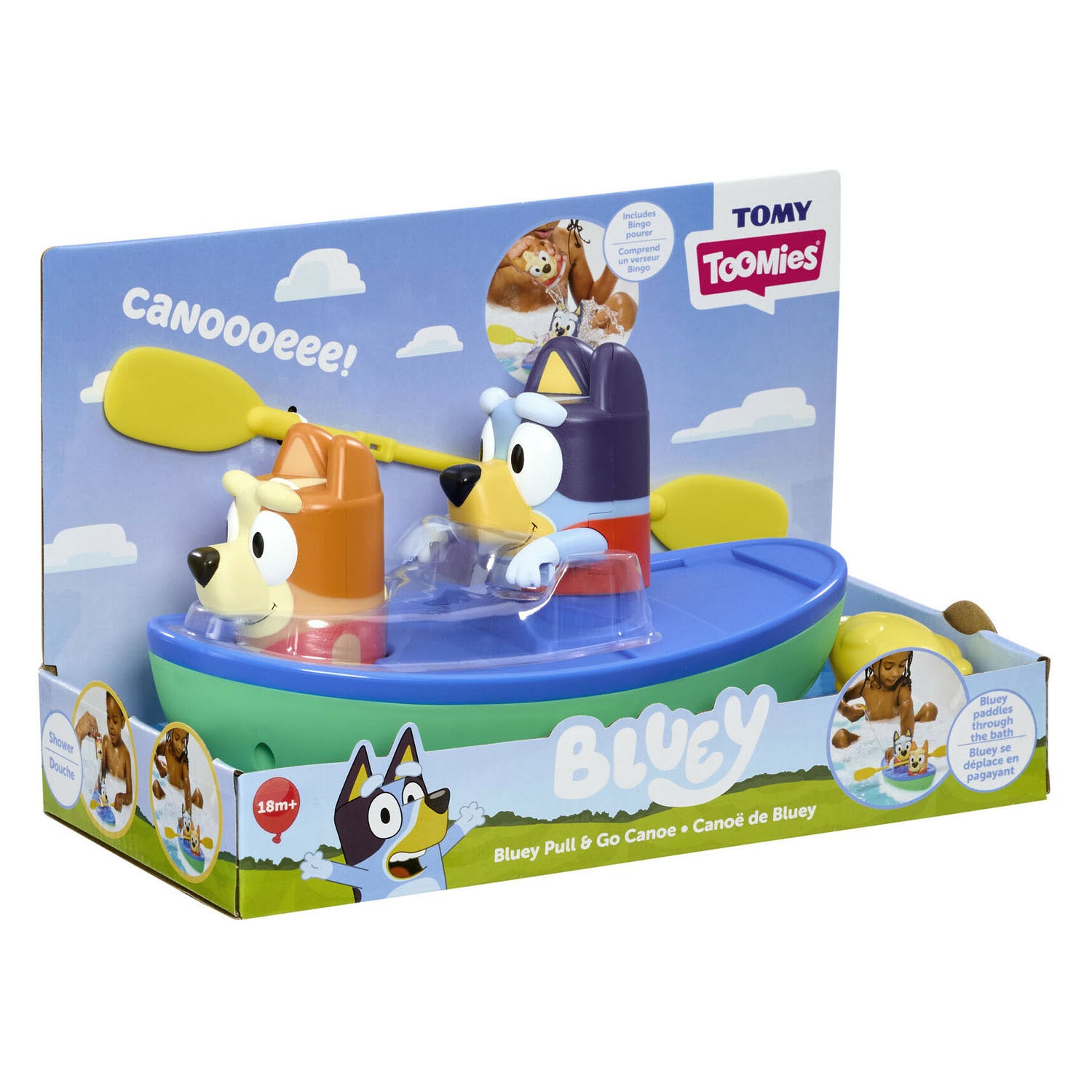 Tomy - Tomy bluey trekken en gaan boot