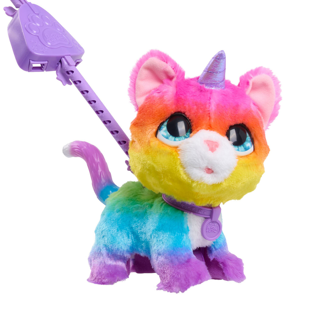 Just Play - Just Furreal walkalots big wags unicorn kat - interactieve pluchen knuffel