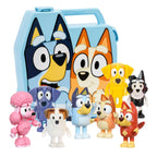 Spectron bluey play go koffer met 8 speelfiguren