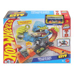 Hot wheels city gorilla aanval speelset en speelgoedauto