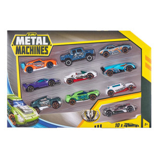 Zuru metal machines diecast auto's 10 pack assorti