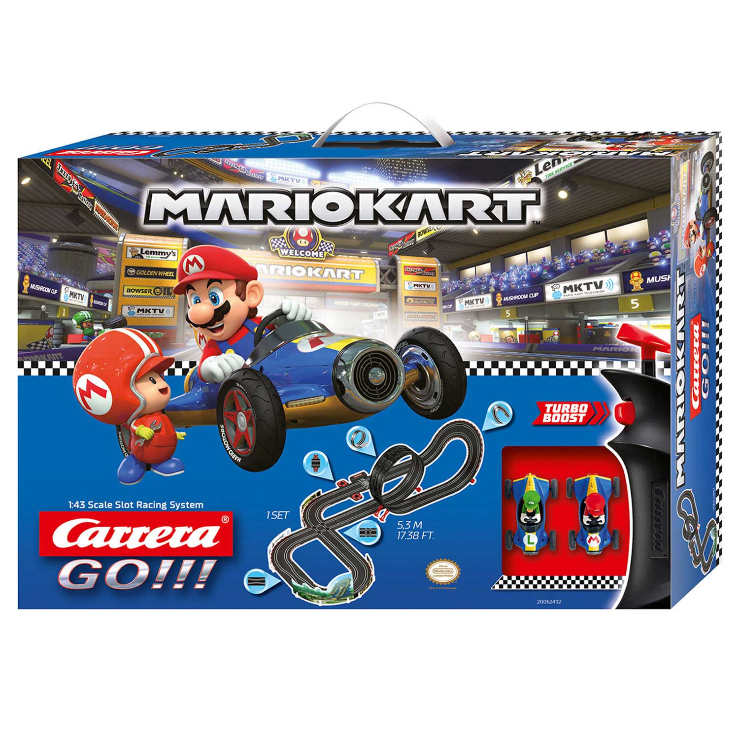 Carrera - go!!! racebaan - mario kart 8