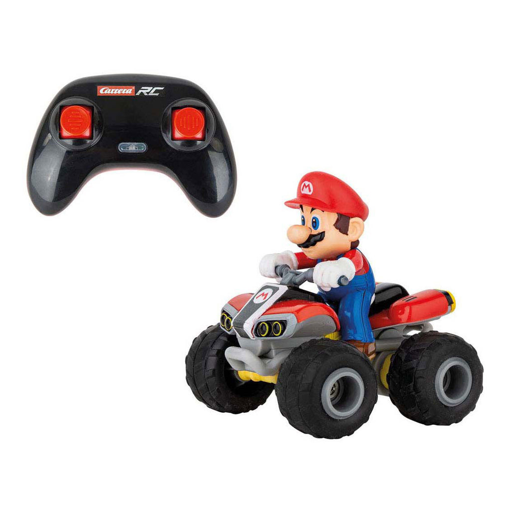Nintendo carrera rc bestuurbare auto - super mario quad 1:40