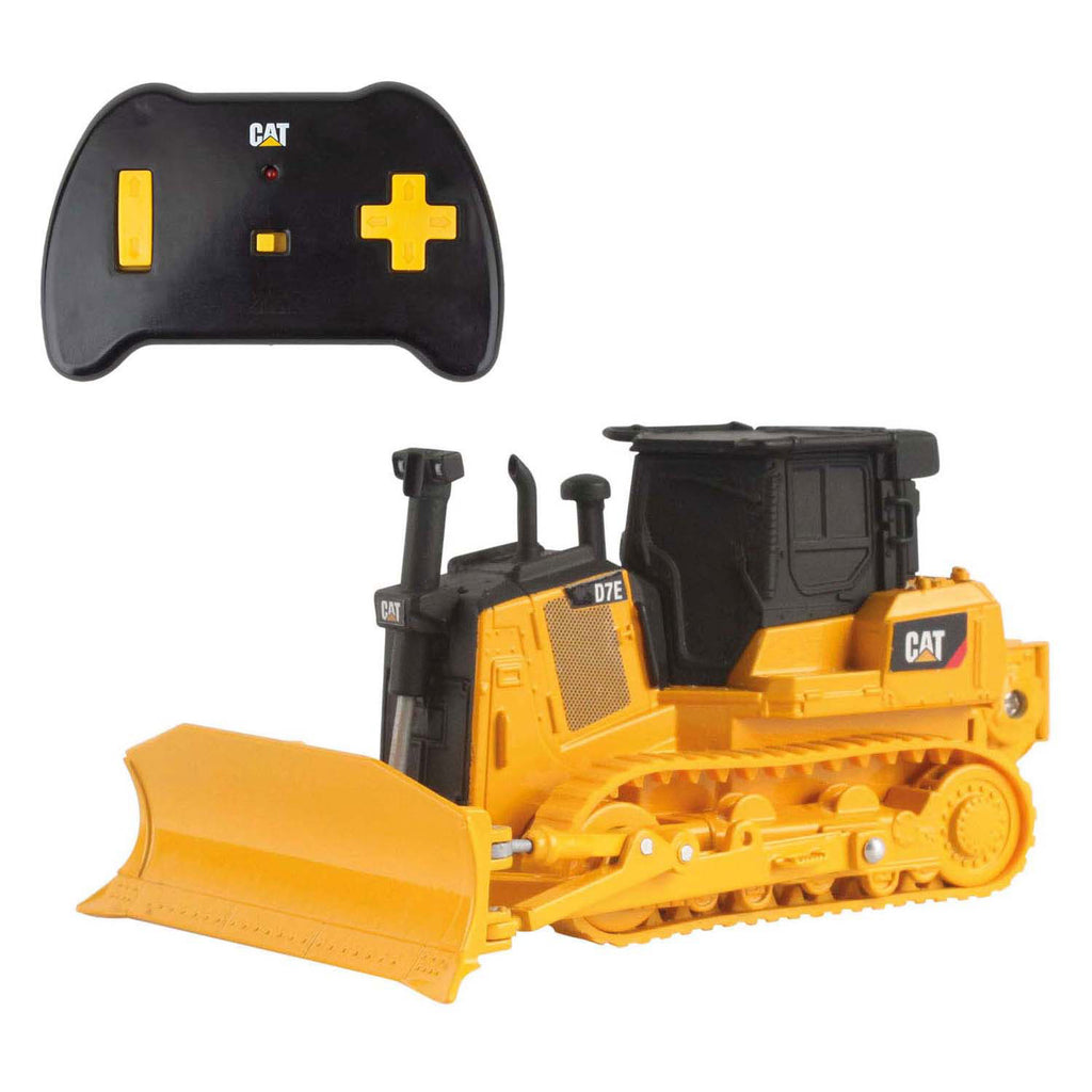 Carrera rc bestuurbare auto - cat mini rc - d7e track-type tractor